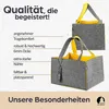 Filztasche Einkaufskorb & Kaminholzkorb aus recyceltem PET Produktbild-Vorschau 5