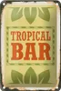 Blechschild Alkohol 12x18cm Tropical Bar Sommer Produktbild-Vorschau 1