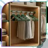 Lot de 10 cintres en métal pour armoire, crochet vert, noir Voir les images du produit 5