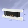 Klarstein Smart Dekoratívny krb s LED plameňmi, elektrický Náhľad obrázku produktu 7