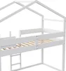 Merax Etagenbett 90x200cm mit Stauraum auf beiden Etagen, Produktbild-Vorschau 9