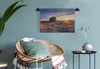 MuchoWow® Wandteppich Wandbehang Heide bei Sonnenuntergang Produktbild-Vorschau 5