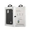 A product packaging for a BMW phone case, showing the case inside the packaging and details on the side. Produktbild-Vorschau
