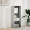 vidaXL Knihovna betonová šedá 40x30x114 cm materiál na bázi Náhled obrázku produktu 3