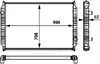 Kühler Motor Rippen gelötet 900 mm - 708 mm MAHLE für u.a. Produktbild-Vorschau 7