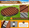 Hengda Outdoor Gartendusche WPC Bodendusche 71 x 55cm,  4m Produktbild-Vorschau 3