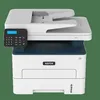 A Xerox B225dni A4 Multifunktionsdrucker is shown against a green background. Produktbild-Vorschau