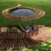 be4nature sentiero da giardino in legno 50x600 cm Marrone - Anteprima dell’immagine prodotto 5