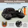 COSTWAY Belly boat, łódź z regulowanym uchwytem na wędkę, Podgląd zdjęcia produktu 8