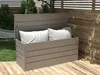 Gartenbox aus verzinktem Stahl grau - 750L - TOMASO Produktbild-Vorschau 2