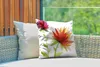 MuchoWow® Outdoor Kissen - Abstraktes Blumenmuster, Produktbild-Vorschau 3