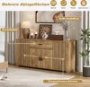 Merax Sideboard mit 4 Türen und 1 Schublade, Produktbild-Vorschau 4