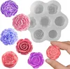 Blumen-Silikonform für Kuchen, Schokolade, Seife, 3D-Rose, Produktbild-Vorschau 2