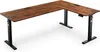 A product shot of an L-shaped standing desk. Produktbild-Vorschau