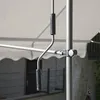 Anbaupavillon 300x250cm Stahlgestell Dach PA beschichtet Produktbild-Vorschau 2