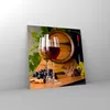 Bilder auf glas - Alkohol Fass trinken Flasche - 70x70cm - Produktbild-Vorschau 4