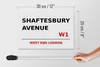 Holzschild London 30x20cm West End Shaftesbury Avenue W1 Produktbild-Vorschau 5