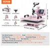 VEVOR Heat Press, 12 x 15 palců, stroj na tepelný přenos 8 Náhled obrázku produktu 7