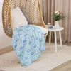 Mr. & Mrs. Panda Heimdecke Wal Konfetti 130 x 155 cm - Blau Produktbild-Vorschau 3