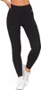 Glatte Damen Sport Leggings mit Taschen und hoher Taille, Produktbild-Vorschau 2