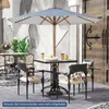 COSTWAY Sonnenschirm φ270cm, Gartenschirm aus Holz, Produktbild-Vorschau 8