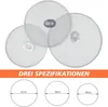 Spritzschutz-Set 3-teilig, Edelstahl, 33 cm 29 cm 25 cm, Produktbild-Vorschau 1