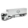 Model 1:32, MAN TGX, biely ťahač - strieborný príves Náhľad obrázku produktu 2