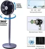 BE COOL Standventilator 20W 3St. osz. 3Windmodi FB si-bl Produktbild-Vorschau 9