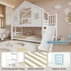 OKWISH Lit Superposé Enfant 90x200 cm - Lit Cabane avec Voir les images du produit 5