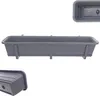 KADAX Balkonkasten Blumentopf Blumentopf 80cm Halterungen Produktbild-Vorschau 6