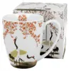 DUO ART GALLERY Klassischer Becher 350 ml SAKURA & CRANES Produktbild-Vorschau 1