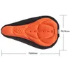 Silikon Bike Sattel Gel Kissen Sitzbezug Orange Produktbild-Vorschau 4