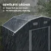 Outsunny Gerätehaus aus Stahl, 2,7 m² Geräteschuppen mit Produktbild-Vorschau 6