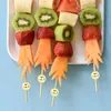 Houten cocktailprikkers met gouden kralen, 4,7 inch lang, Productafbeelding-voorbeeld 5