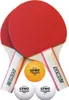 GEWO Tischtennis Set Midi – 2 Mini Tischtennisschläger & 3 Produktbild-Vorschau 1