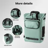 Borsa portapacchi Wiltec verde, zaino portabici da 20 l, Anteprima dell’immagine prodotto 4