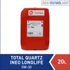A red plastic container of Total Quartz Ineo Longlife 5W-30 engine oil. Produktbild-Vorschau