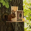 Relaxdays Eichhörnchen Futterhaus, Bausatz, Holz, 2 Produktbild-Vorschau 5