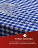 Wachstuch kariert Landhaus Bauernkaro Tischdecke blau - 100 Produktbild-Vorschau 2