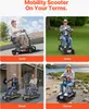 VEVOR scooter elettrico pieghevole a 4 ruote, scooter di Anteprima dell’immagine prodotto 5