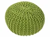 Pletený puf puf sedátko puf sedátko puf chunky knit puf Náhled obrázku produktu 2