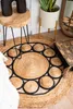 Dywan boho z juty, okrągły, Ø 90 cm Podgląd zdjęcia produktu 2