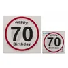 OOTB Papier-Servietten Happy Birthday - 70 Produktbild-Vorschau 1