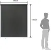 TolleTour Senkrechtmarkise 100 x 140cm Balkonmarkise Produktbild-Vorschau 2