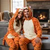Onesie Kigurumi Pyžamo Tygr Převlek Kostým XXL: 185 - 195cm Náhled obrázku produktu 8