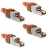 Netzwerkstecker Cat7 CAT 7 RJ45 Stecker 4x Steckverbinder Produktbild-Vorschau 2
