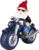 BRUBAKER Zahradní trpaslík na motorce černý - trpaslík Náhled obrázku produktu 1