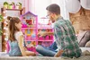 A father and daughter are playing with a dollhouse. Náhled obrázku produktu