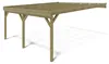 Tettoia posto auto coperto in legno 5.8x5.06 m - 29 m2 - Anteprima dell’immagine prodotto 1