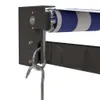 vidaXL Tenda retrattile blu e bianca 3,5x2,5 m Tessuto e Anteprima dell’immagine prodotto 19